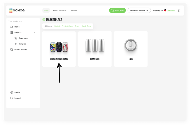 2. Lattine stampate in digitale